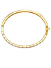 Crislu Jewelry Crislu Prism II Cubic Zirconia Bracelet Bangle Finished in 18kt Gold