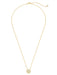 Crislu Jewelry Crislu Round Glisten Necklace finished in 18kt Gold