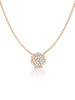 Crislu Jewelry Crislu Round Glisten Necklace finished in 18kt Rose Gold