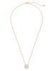 Crislu Jewelry Crislu Round Glisten Necklace finished in 18kt Rose Gold