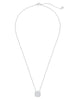 Crislu Jewelry Crislu Round Glisten Necklace finished in Pure Platinum