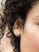 Crislu Jewelry Crislu Round Glisten Stud Earrings finished in 18kt Rose Gold