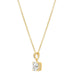 Crislu Jewelry CRISLU Royal Asscher Cut 4.10 Carat Pendant Necklace finished in 18KT Gold