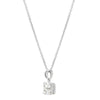 Crislu Jewelry CRISLU Royal Asscher Cut 4.10 Carat Pendant Necklace finished in Pure Platinum