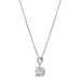 Crislu Jewelry CRISLU Royal Brilliant Cut Pendant Necklace Finished in Pure Platinum