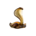 Daum Art Glass Daum Crystal Amber Grey Naja