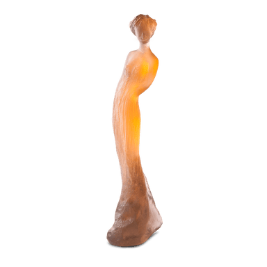 Daum Art Glass Daum Crystal Amelie - Amber Grey