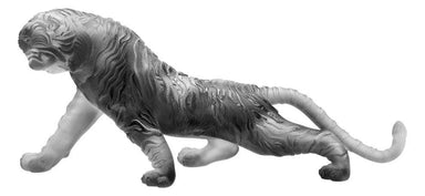 Daum Art Glass Daum Crystal Bengal Tiger Magnum - Grey