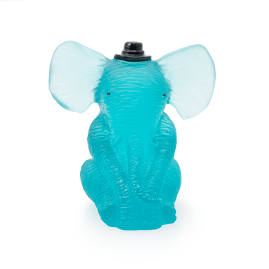 Daum Art Glass Daum Crystal Blue Elephanteau