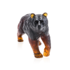Daum Art Glass Daum Crystal Brown bear