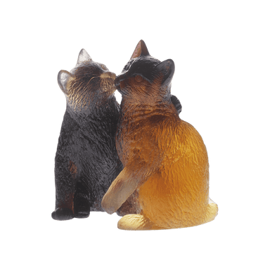 Daum Art Glass Daum Crystal Cat Small Kittens