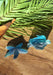 Daum Art Glass Daum Crystal Coral Sea Blue Medium Sea Turtle