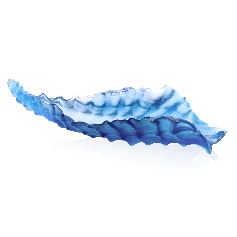 Daum Art Glass Daum Crystal Coral Sea Centerpiece