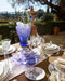 Daum Art Glass Daum Crystal Croisiere Medium Lilac Pleated Vase