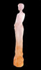 Daum Art Glass Daum Crystal Eugenie - Pink Yellow