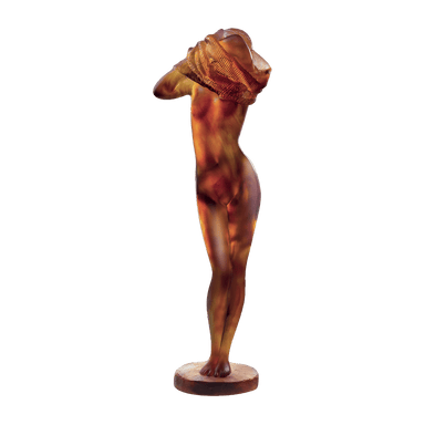 Daum Art Glass Daum Crystal Femme Au Chandail