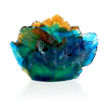 Daum Crystal Fleur de Paon Vase