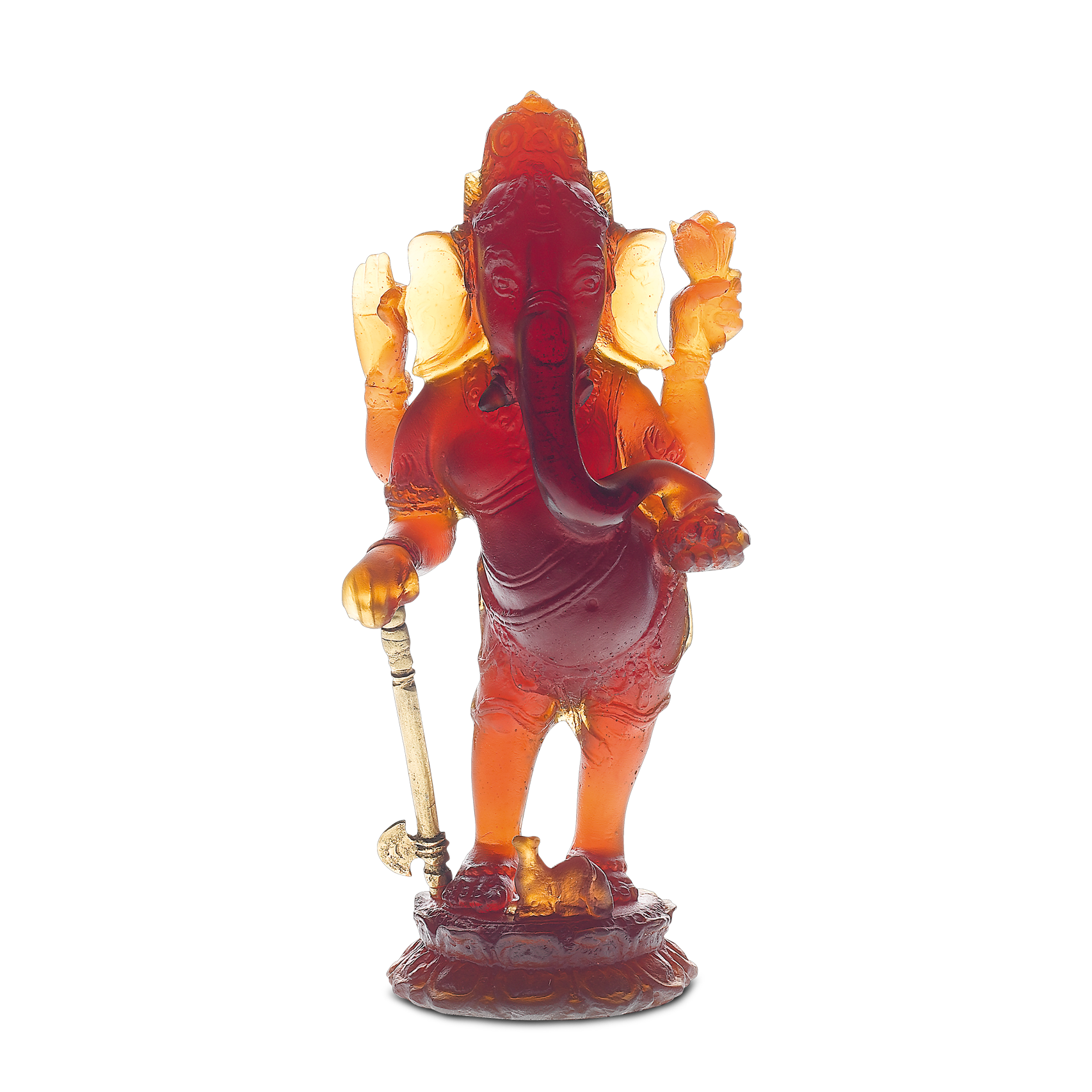 Daum Art Glass Daum Crystal Ganesha