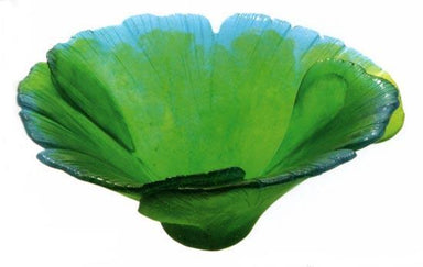 Daum Art Glass Daum Crystal Ginkgo Bowl