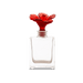 Daum Art Glass Daum Crystal Hibiscus Perfume Bottle - Red