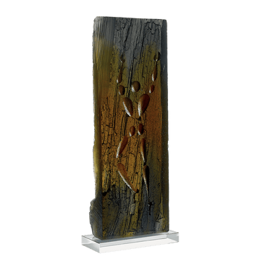 Daum Art Glass Daum Crystal Homme En Blanc