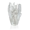Daum Art Glass Daum Crystal Jardin de Cactus Large Grey Vase by Emilio Robba