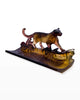 Daum Art Glass Daum Crystal Leopard Pencil Holder