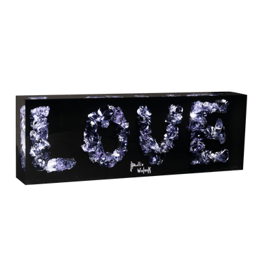 Daum Art Glass Daum Crystal Love By Richard Woleck & Jean-françois Bollié 99ex