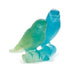 Daum Art Glass Daum Crystal Lovebirds - Blue