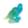 Daum Art Glass Daum Crystal Lovebirds - Blue