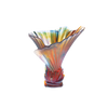 Daum Art Glass Daum Crystal Palm Vase By E Robba - Daum