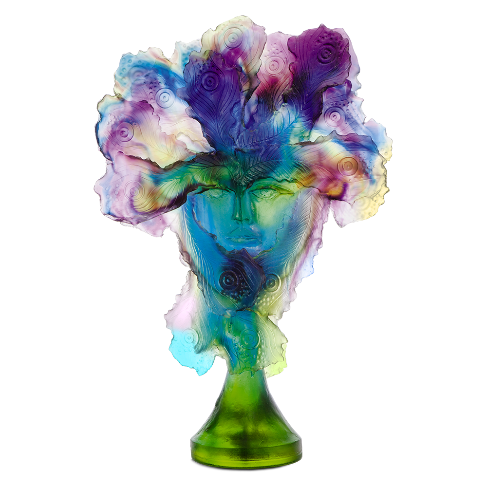 Daum Art Glass Daum Crystal Panopt - Rainbow