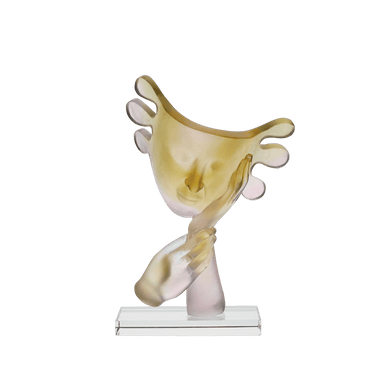 Daum Art Glass Daum Crystal Pensive D'amour by Etienne