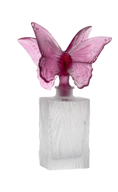 Daum Art Glass Daum Crystal Perfume Bottle Butterflies