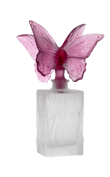 Daum Art Glass Daum Crystal Perfume Bottle Butterflies