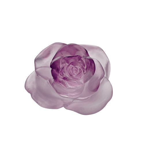 Daum Crystal Pink Flower Rose Passion — ShopTheAddison