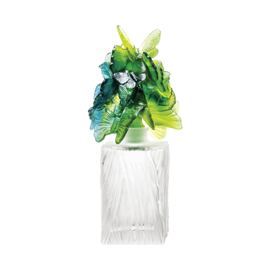Daum Art Glass Daum Crystal Prestige Butterflies Perfume Bottle