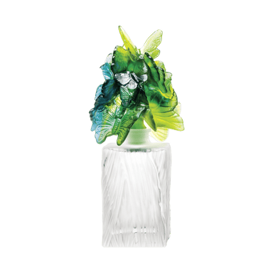 Daum Art Glass Daum Crystal Prestige Butterflies Perfume Bottle