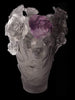 Daum Art Glass Daum Crystal Rose Passion Vase - Grey Purple