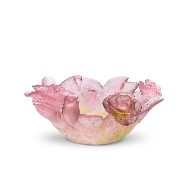 Daum Crystal Roses Bowl