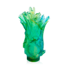 Daum Art Glass Daum Crystal Tropical Voyage Magnum Vase
