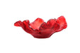 Daum Art Glass Daum Crystal Tulip Bowl - Red