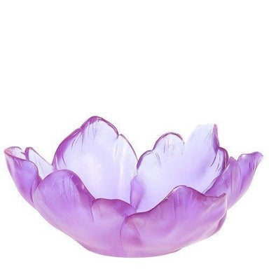 Daum Art Glass Daum Crystal Tulip Small Bowl - Ultraviolet