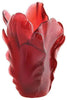 Daum Art Glass Daum Crystal Tulip Small Vase - Red