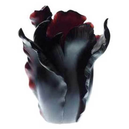 Daum Art Glass Daum Crystal Tulip Vase - Black