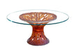 Daum Art Glass Daum Crystal Vegetal Table - Amber
