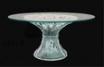 Daum Art Glass Daum Crystal Vegetal Table - Grey Blue