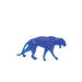 Daum Art Glass Daum Crystal Wild Panther by Richard Orlinski,  Small - Blue