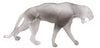 Daum Art Glass Daum Crystal Wild Panther by Richard Orlinski, Small -Grey