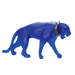 Daum Art Glass Daum Crystal Wild Panther in Blue by Richard Orlinski 8 ex